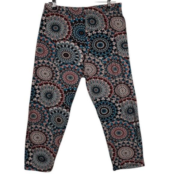 NWT Bundle of 3 Leggings Depot (Amazon) Cropped Stretch Leggings Prints Size XL - Picture 3 of 9